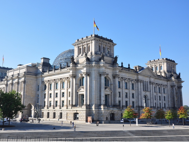 Der Berliner Reichstag von außen